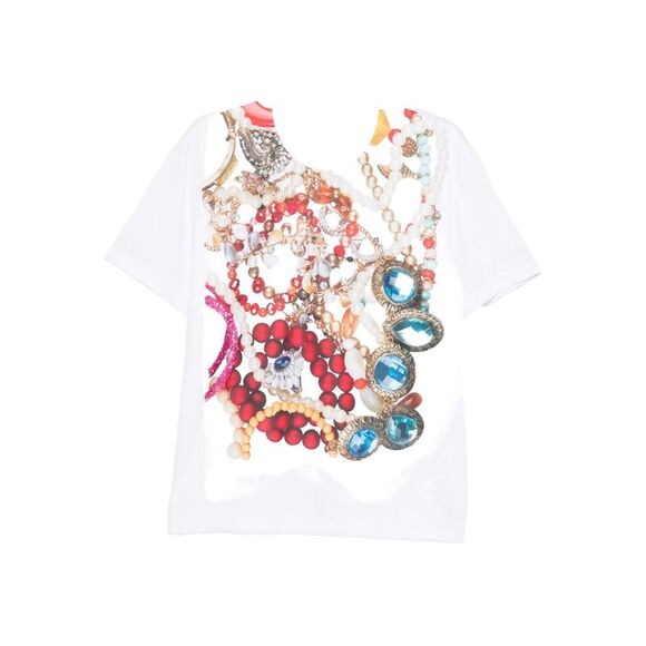 Comme Des Garçons Comme Des Ga Women Printed T-Shirt - Picture 1 of 3